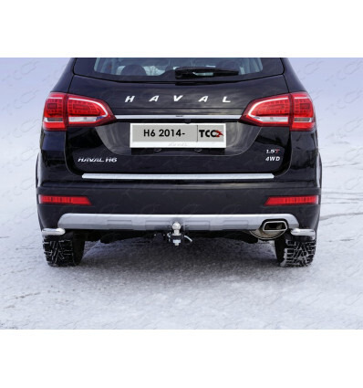 Фаркоп ТСС оцинкованный с накладкой из нерж. для Haval H6 (Mk.I) 2015-2020/ Haval M6 (Mk.II) 2023- шар Е фото 3