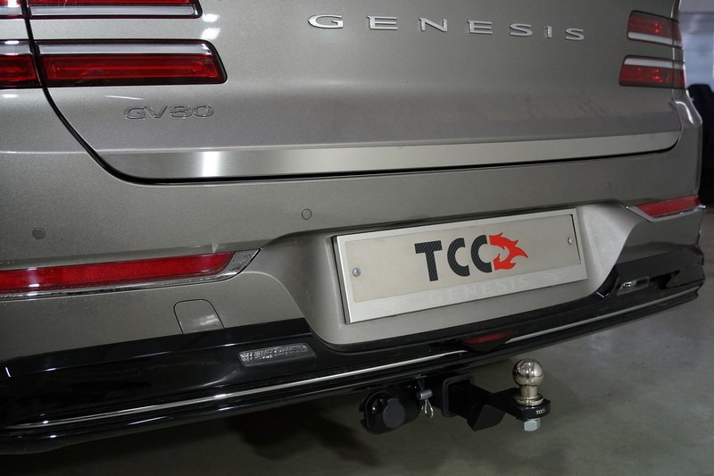 Быстросъёмный оцинкованный фаркоп ТСС  для Genesis GV80 JK1 (Mk.I) 2020- Шар Е фото 5