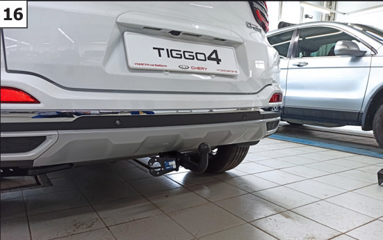 Фаркоп Berg для Chery Tiggo 4 Pro (Mk.I) 2022-/ Chery Tiggo 4 (Mk.I) 2019-2023 шар А фото 5
