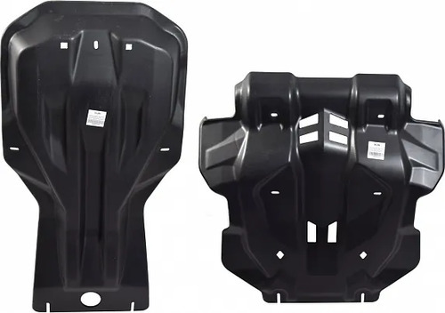 Защита композитная АВС-Дизайн для картера, КПП, радиатора и РК Toyota Fortuner II 2015-2022 (2 части)