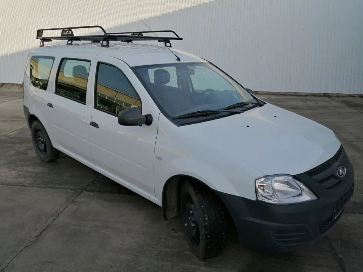 Багажник экспедиционный УНИКАР для Lada Largus с ограждением и сеткой в штатные места фото 3