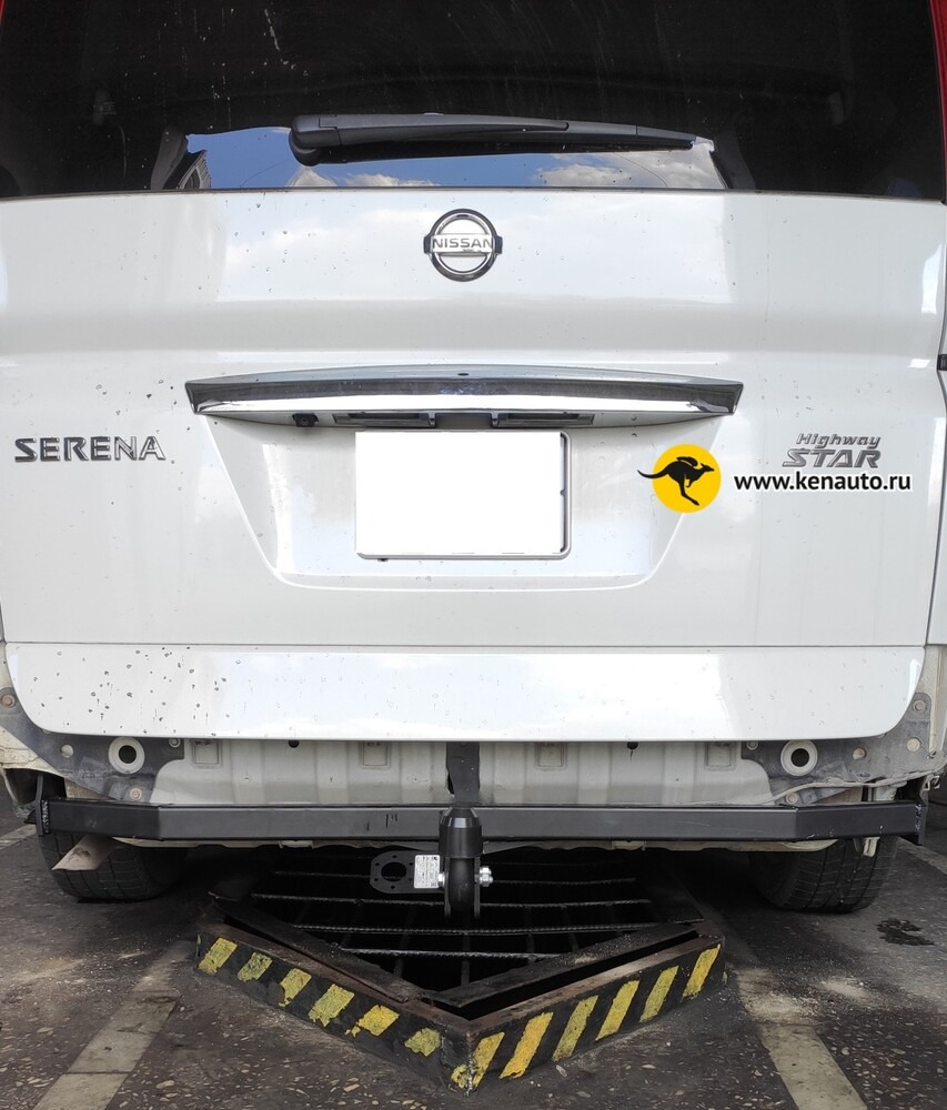 Фаркоп Halty для Nissan Serena C25 (Mk.III) Highway Star 2005-2010 шар А фото 3