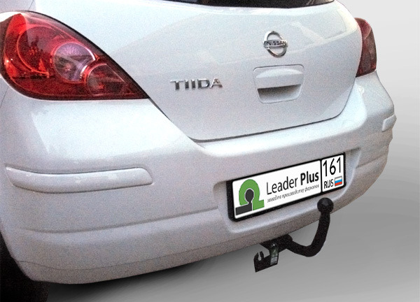 Фаркоп Лидер-Плюс для Nissan Tiida C11 (Mk.I) хетчбэк 2007-2014 фото 3