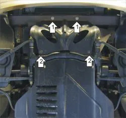 Защита Мотодор для двигателя Chevrolet Niva 2002-2020 фото 2