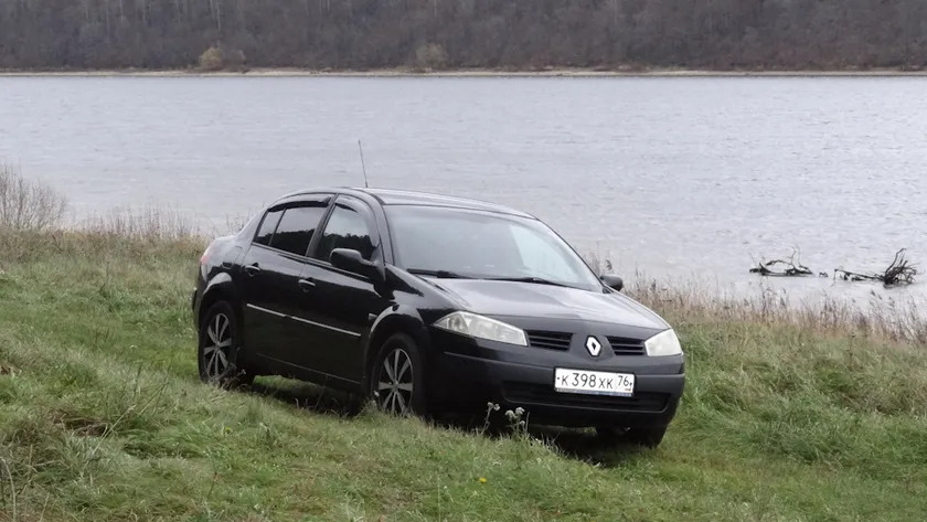 Дефлекторы SIM для окон Renault Megane II седан 2003-2008 фото 2