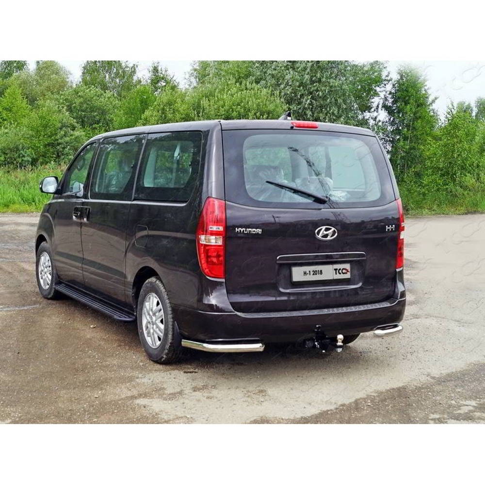 Быстросъёмный оцинкованный фаркоп ТСС для Hyundai H1 TQ (Mk.II 2 рест) 2018-2023 Шар Е фото 4