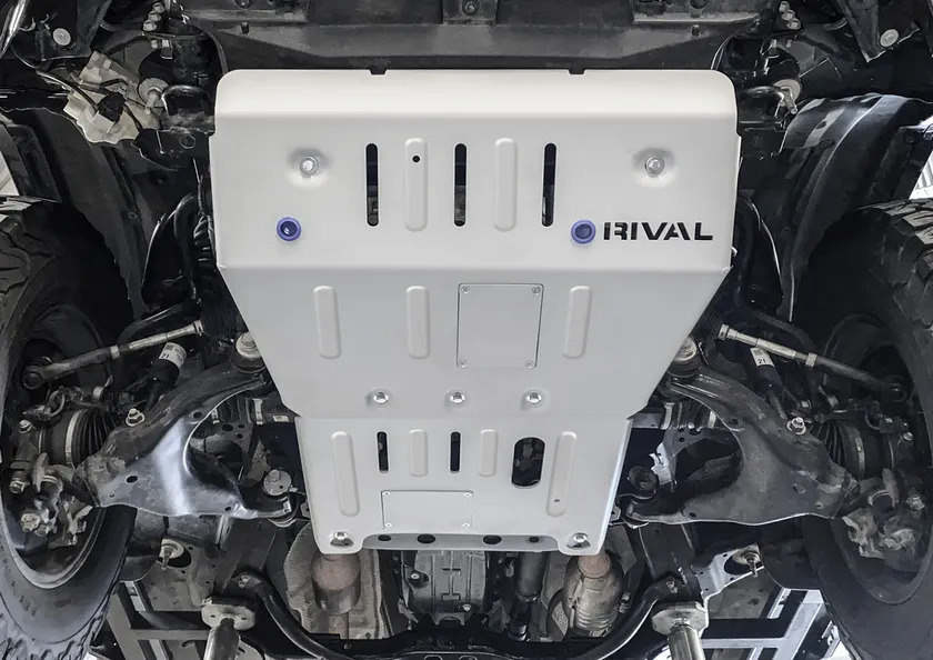 Защита алюминиевая Rival для картера Toyota 4Runner V 4WD 2013-2022 фото 2