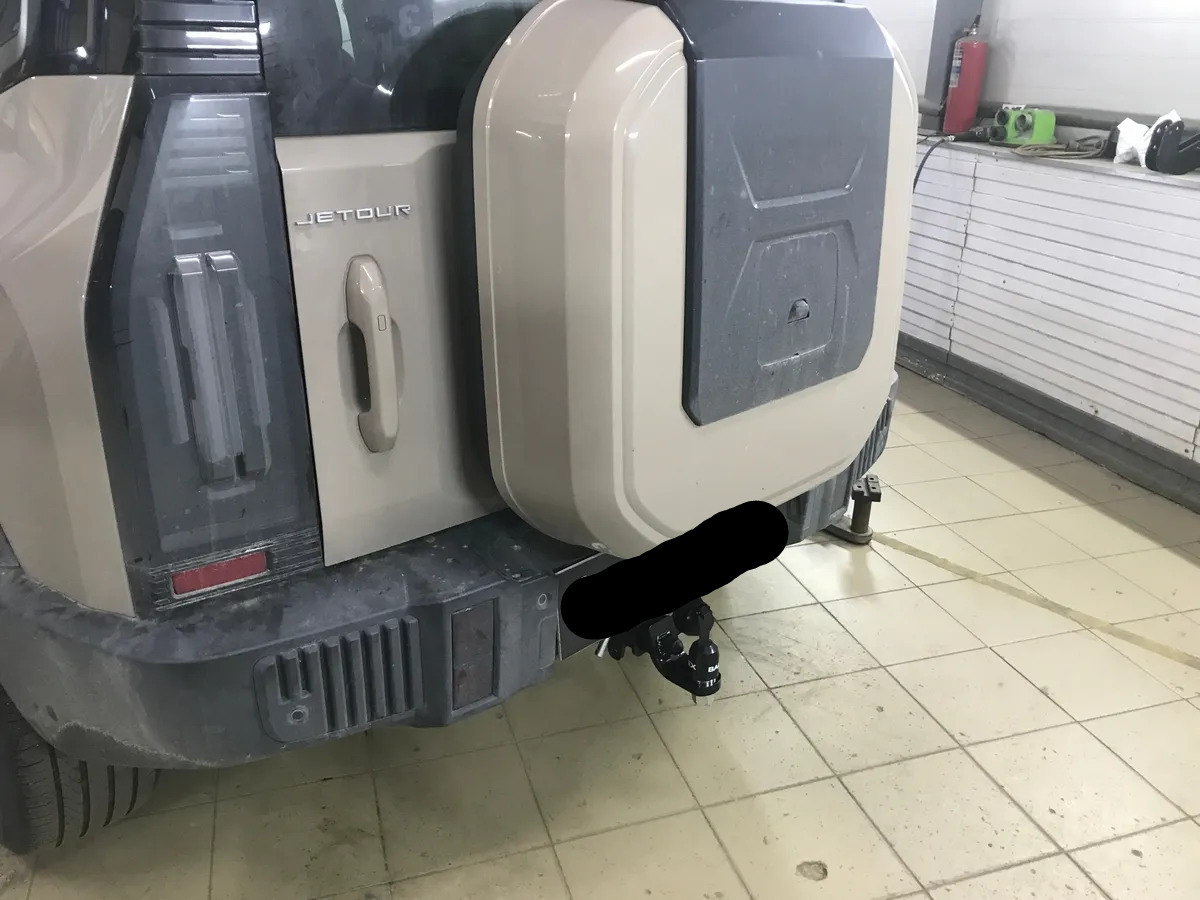 Быстросъёмный фаркоп TowRus для Jetour T2 (Mk.I) 2024- / Jetour Traveller (Mk.I) 2023- Шар Е с антистуком фото 7