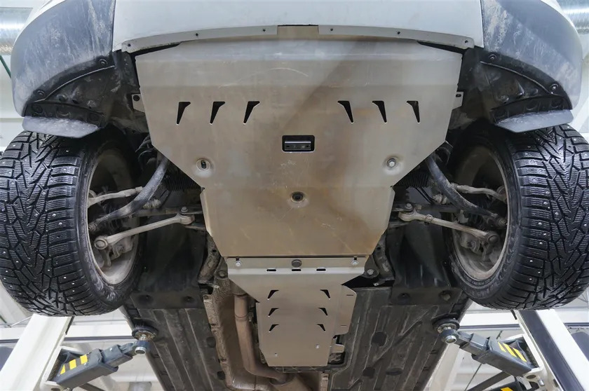 Защита алюминиевая АВС-Дизайн для картера и КПП BMW X3 F25 2010-2017 фото 5
