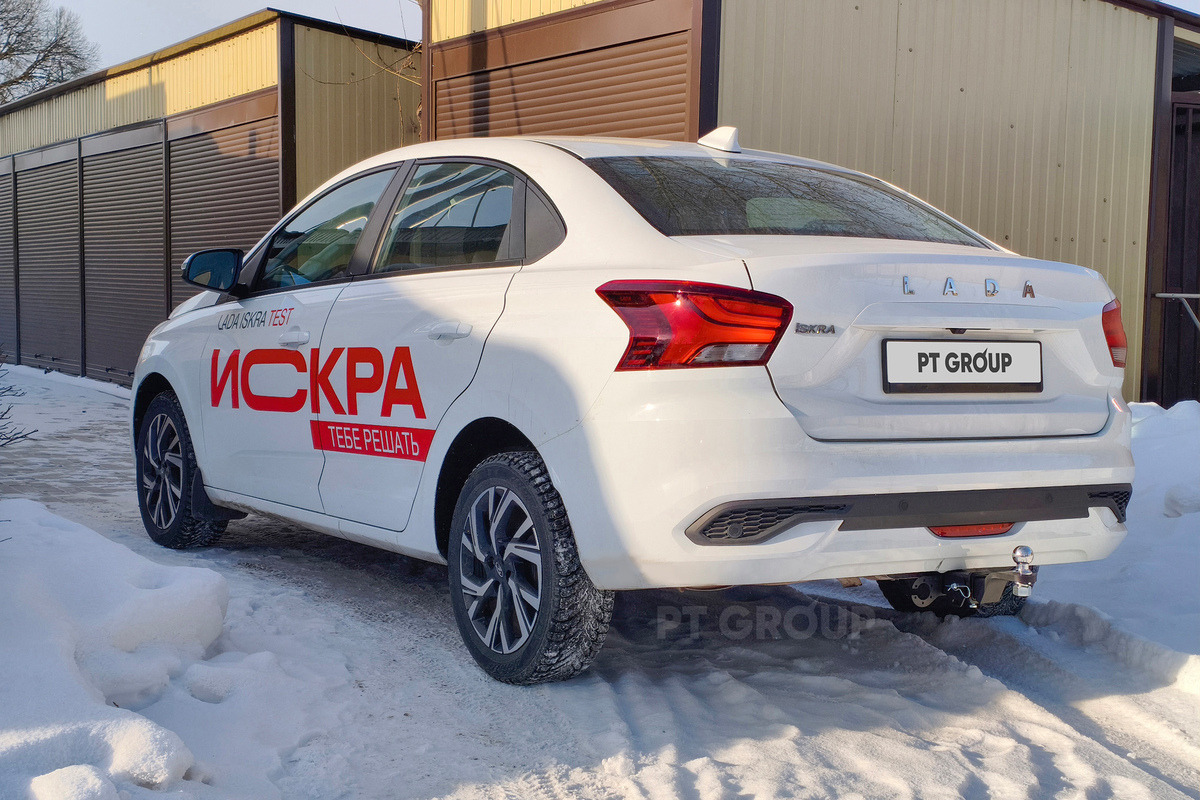 Быстросъёмный фаркоп PT GROUP для Lada Iskra (седан/универсал) 2025- Шар Е фото 3