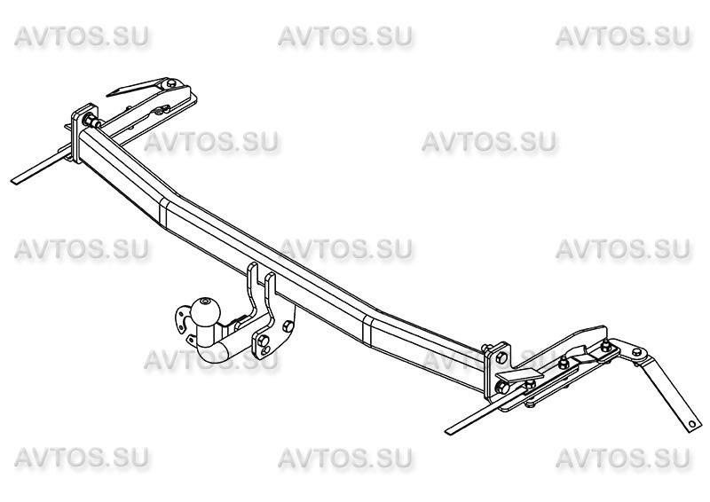 Фаркоп AvtoS для Toyota Corolla седан