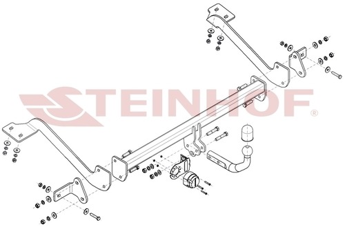 Фаркоп Steinhof Фаркоп Citroen Berlingo (Mk.III XL L2 4753 мм 2018-/ Opel Combo XL L2 4753 мм 2018-/ Peugeor Partner XL L2 4753 мм 2018-/ Peugeot Rifter XL L2 4753 мм 2018-/ Toyota ProAce City Long 4753 мм 2019-/ FIAT Doblo Long 2022- Шар А