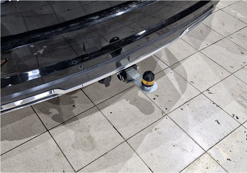 Фаркоп Motodor с оцинк. шаром для KGM Rexton (Mk.I) 2023- шар Е фото 2