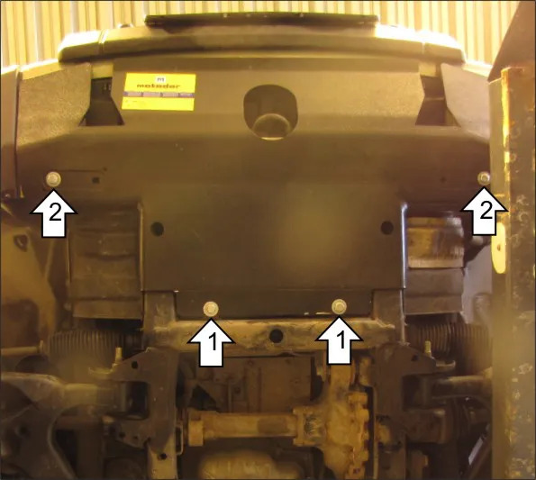 Защита Мотодор для радиатора, рулевых тяг Lаnd Rover Discovery III 2005-2009