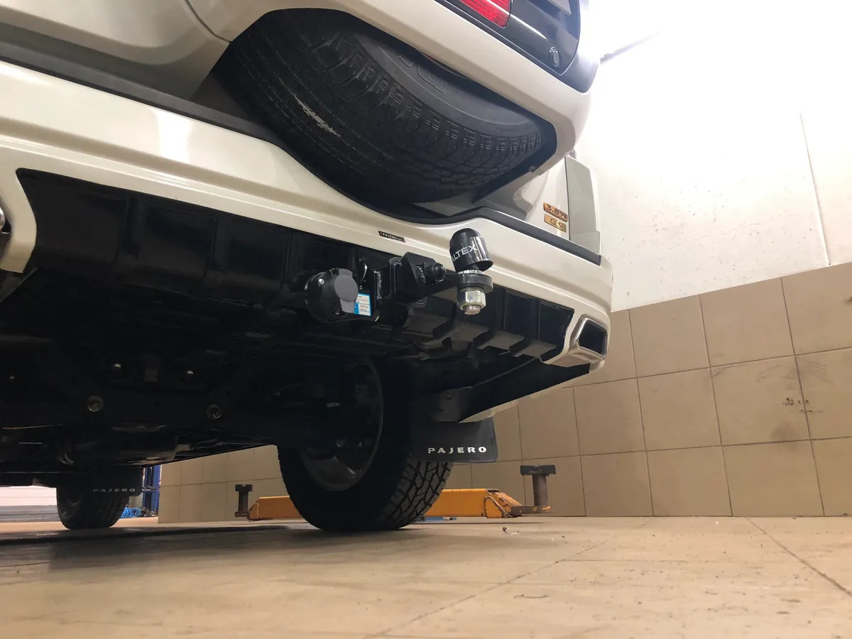 Быстросъёмный фаркоп TowRus для Mitsubishi Pajero (Mk.IV)  2007-2020 Шар Е с антистуком фото 2