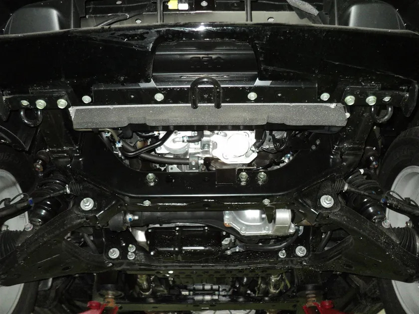 Защита алюминиевая АВС-Дизайн для радиатора Nissan Patrol Y62 2010-2022 фото 2