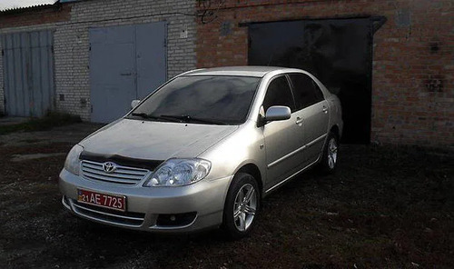 Дефлектор SIM для капота Toyota Corolla E120 2000-2006