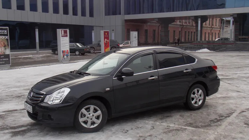 Дефлекторы SIM для окон Nissan Almera G15 седан 2013-2022 фото 3