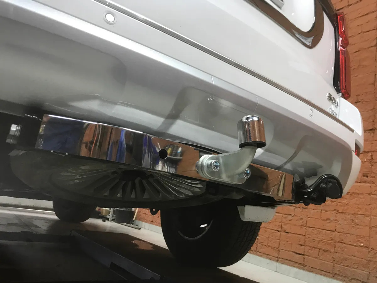 Оцинкованный фаркоп Baltex с накладкой из нержавеющей стали для Tank 500 2022- Шар F фото 4