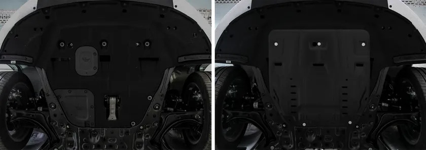 Защита AutoMax для картера и КПП Hyundai Santa Fe IV рестайлинг 2021-2022 фото 3