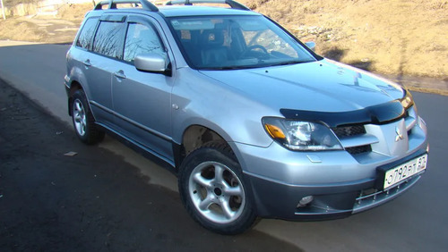 Дефлектор SIM для капота Mitsubishi Outlander I 2001-2006