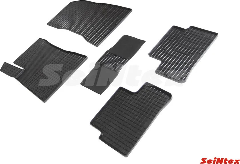 Комплект ковриков Seintex с узором сетка для салона Mercedes-Benz CLA-Класс 2019-2022 фото 2