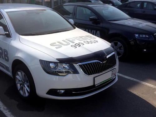 Дефлектор SIM для капота Skoda Superb II 2014-2015