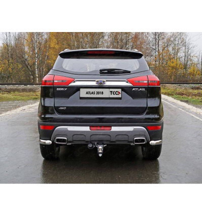 Фаркоп оцинкованный ТСС для Geely Atlas NL-3 (Mk.I) 2018-2021 шар Е фото 6