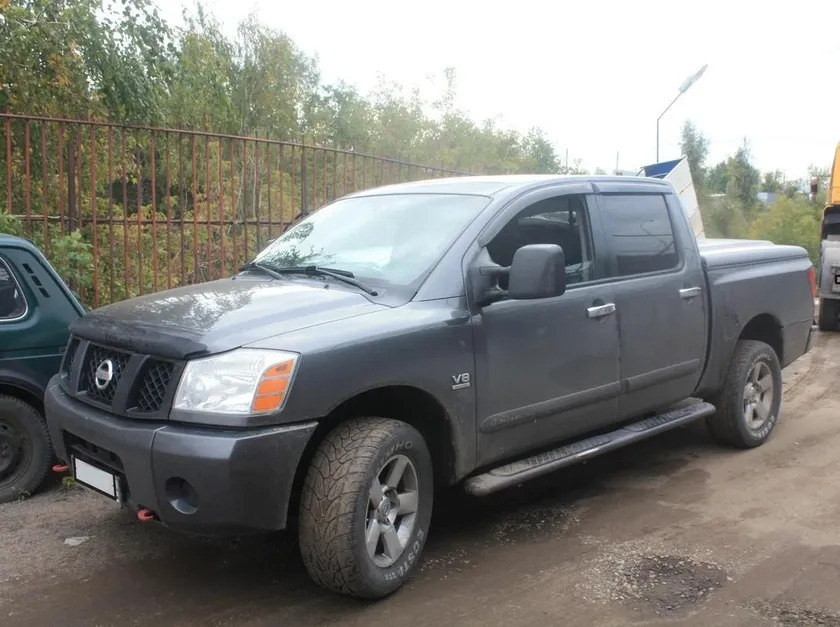 Дефлекторы Cobra Tuning для окон Nissan Titan 2004-2007 фото 2