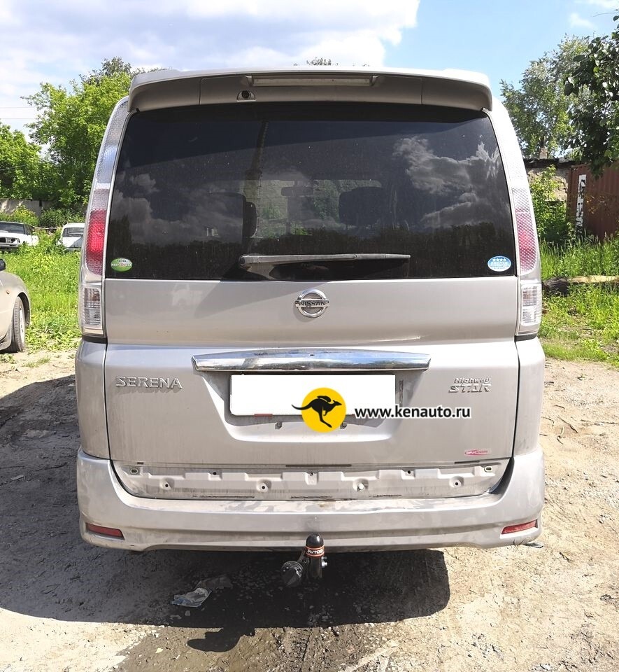 Фаркоп Halty для Nissan Serena C25 (Mk.III) Highway Star 2005-2010 шар А фото 4