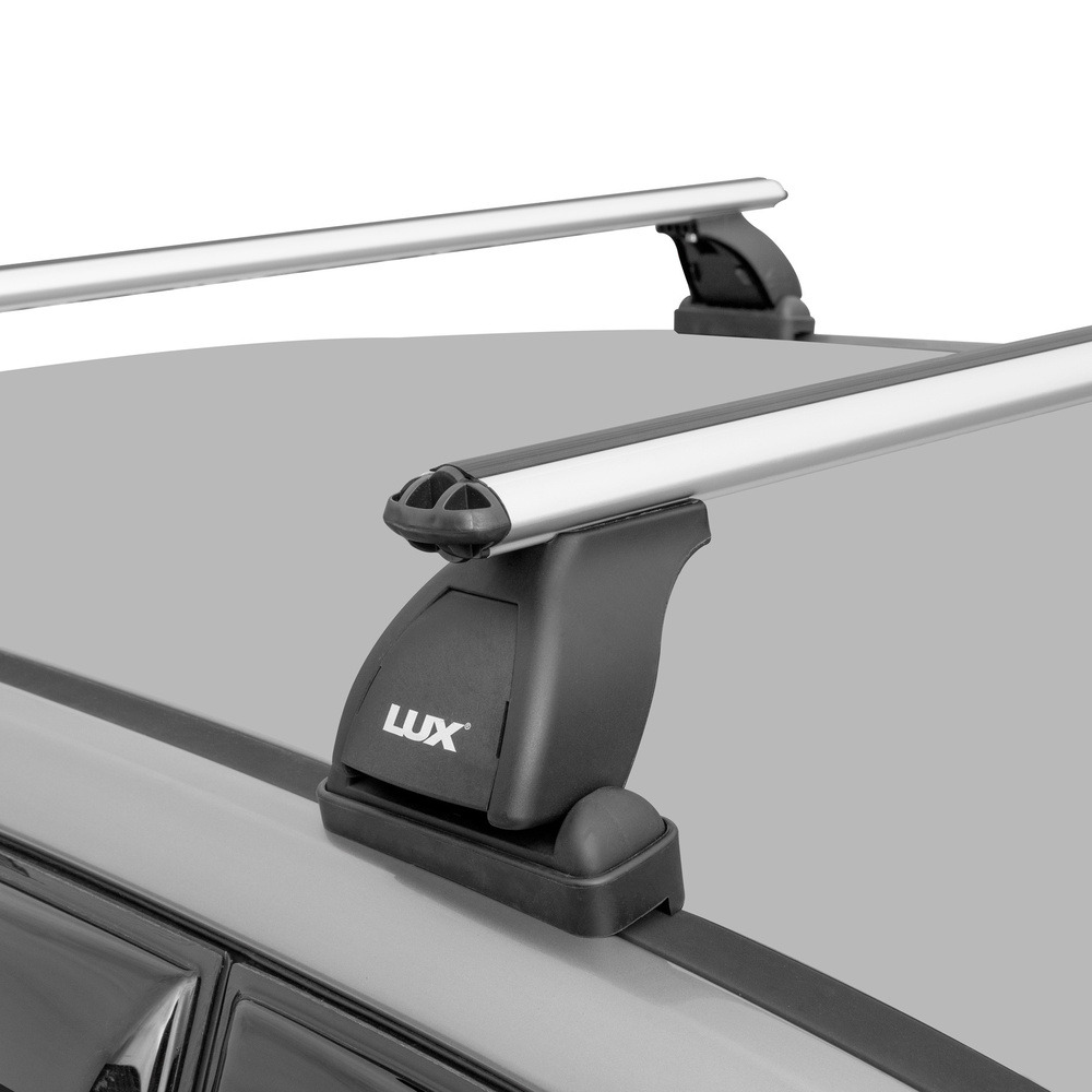 Багажник модельный в штатные места LUX БКШМ аэродинамические дуги фото 6