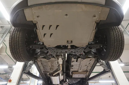 Защита алюминиевая АВС-Дизайн для днища Kia Sorento II рестайлинг 2012-2020