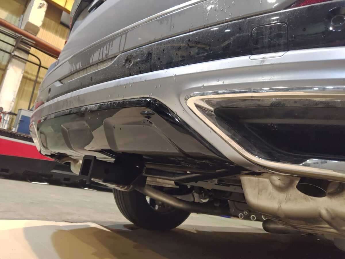 Быстросъёмный фаркоп Бизон c системой антистук для Ford Explorer (Mk.VI) 2020- Шар Е фото 4