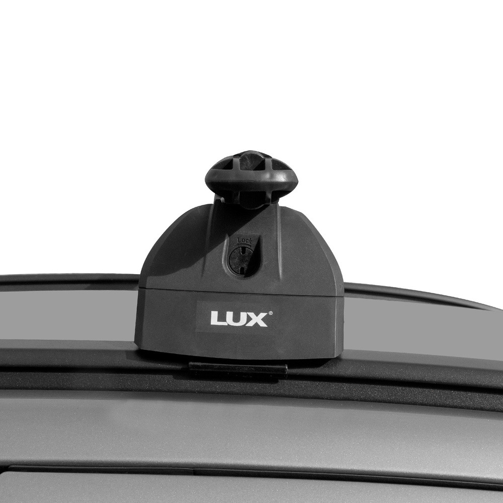 Багажник модельный на интегрированные рейлинги LUX БК2 аэродинамические дуги фото 5