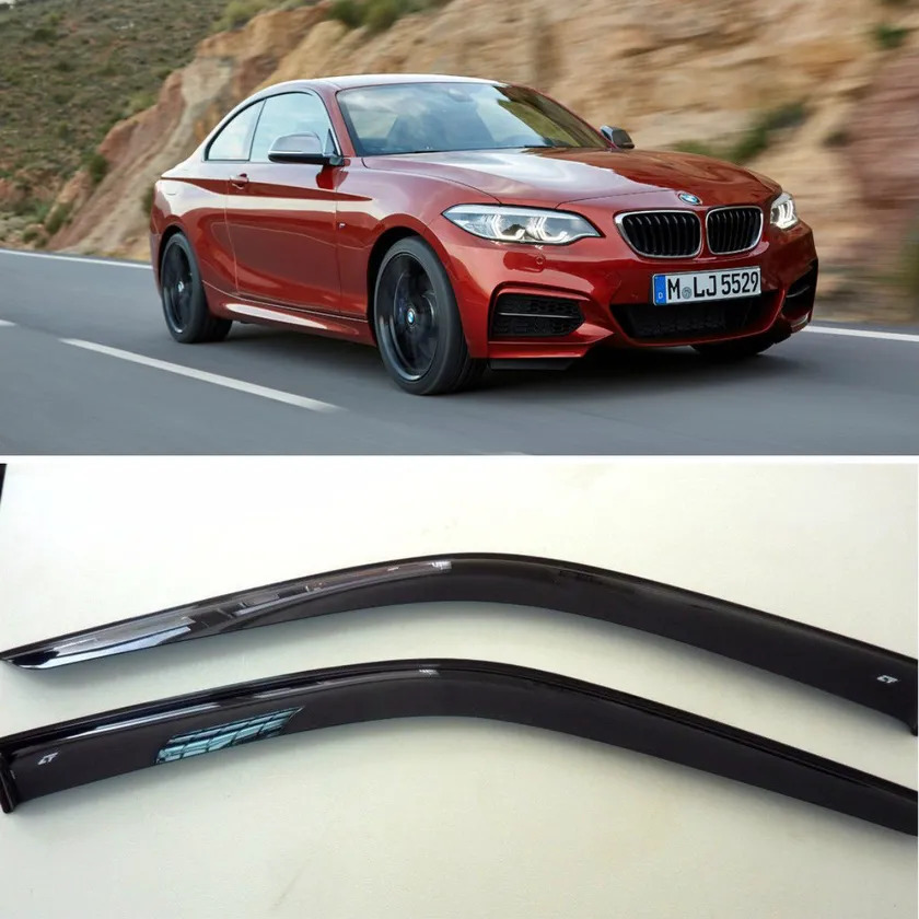 Дефлекторы Cobra Tuning для окон BMW 2 F45 седан 2014-2022 фото 2