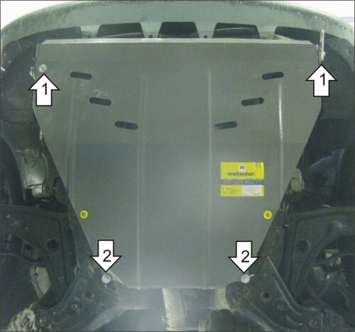 Защита Мотодор для картера, КПП Chevrolet Rezzo 2004-2008