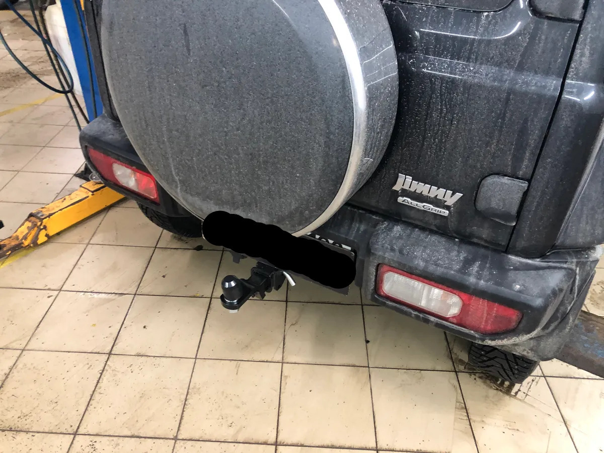 Быстросъёмный фаркоп TowRus для  Suzuki Jimny (Mk.IV) 2018- Шар Е фото 3