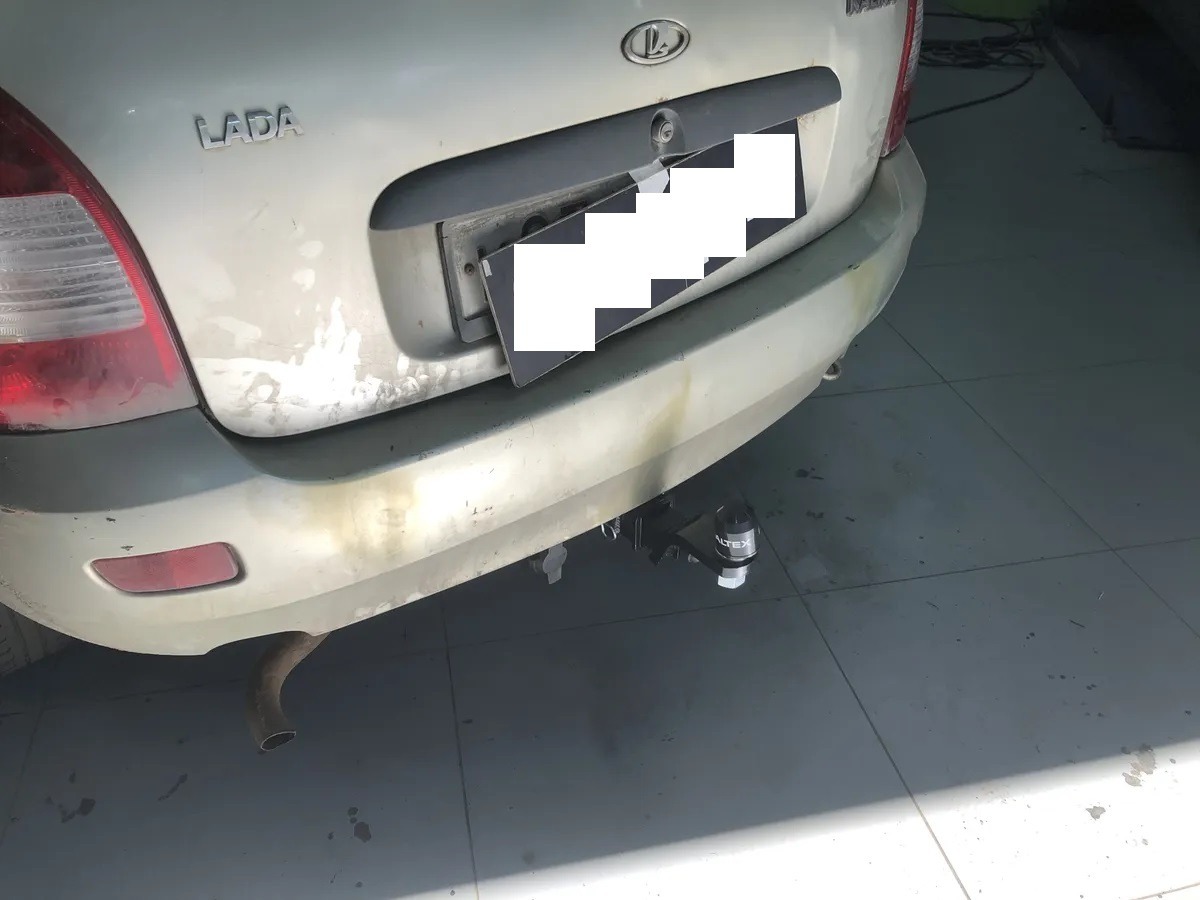 Быстросъёмный фаркоп  TowRus для  Lada Granta  2011- / Lada Kalina седан/универсал 2004-2018 / Datsun on-Do 2014-2020 Шар Е с антистуком фото 4