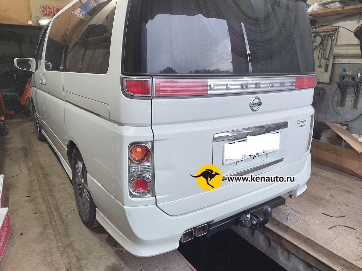 Фаркоп Halty для Nissan Elgrand E51 (Mk.II) 2002-2010 шар А фото 6
