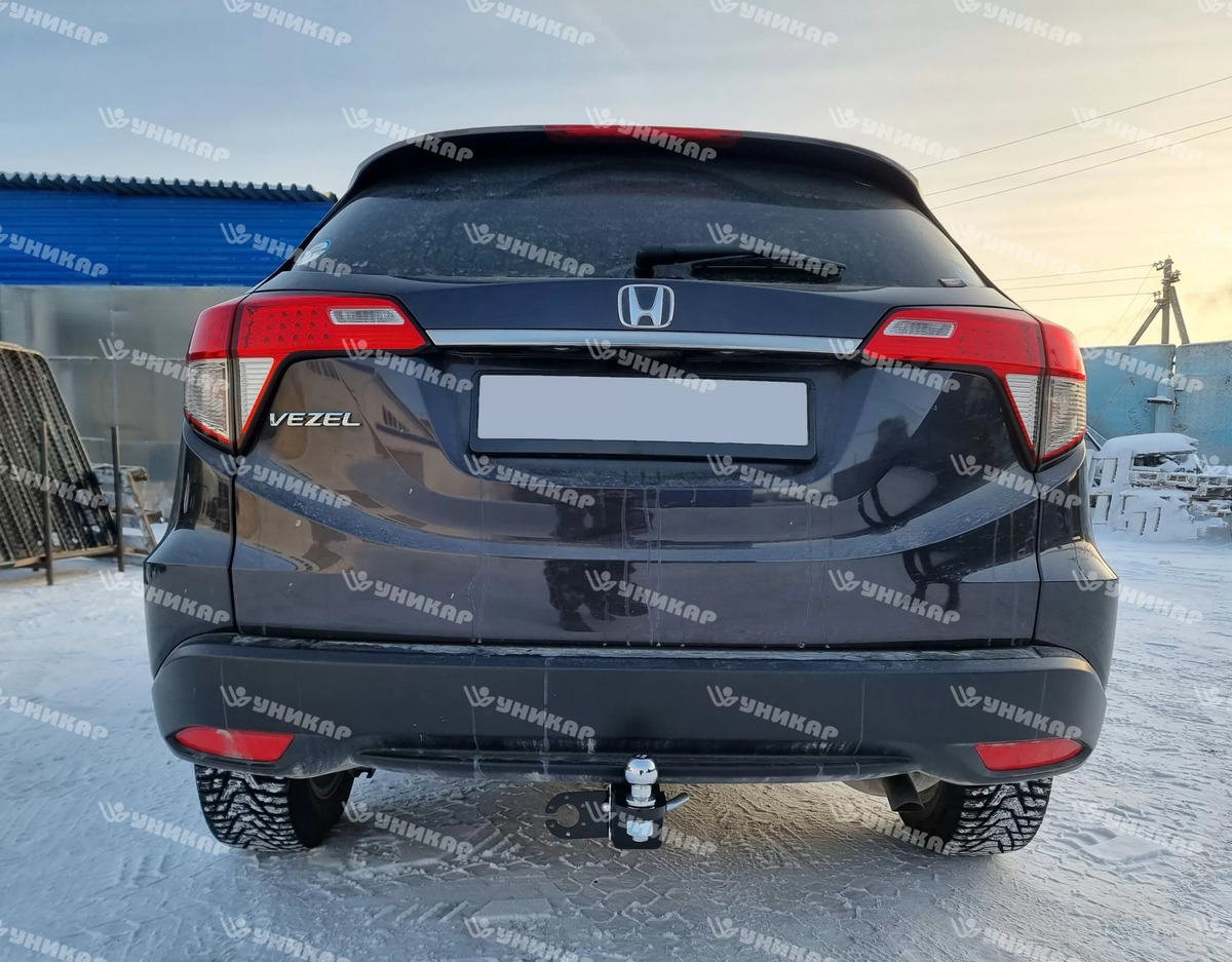 Фаркоп УНИКАР для ​HONDA VEZEL 2013 -/ HONDA XR-V 2014 - 2019 со снятием и подрезкой бампера. фото 3