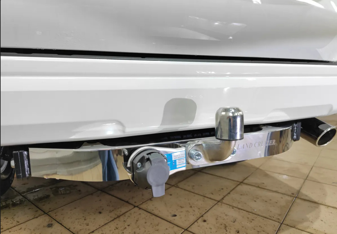 Фаркоп Baltex для Toyota Land Cruiser Prado J150 (Mk.IV) 2009-2023/ Toyota Land Cruiser Prado J120 (Mk.III) 2002-2009 шар F (нержавеющее покрытие) фото 4