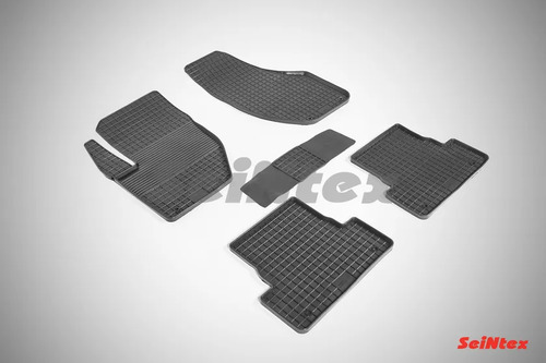 Коврики резиновые Seintex с узором сетка для салона Volvo V40 II 2012-2022