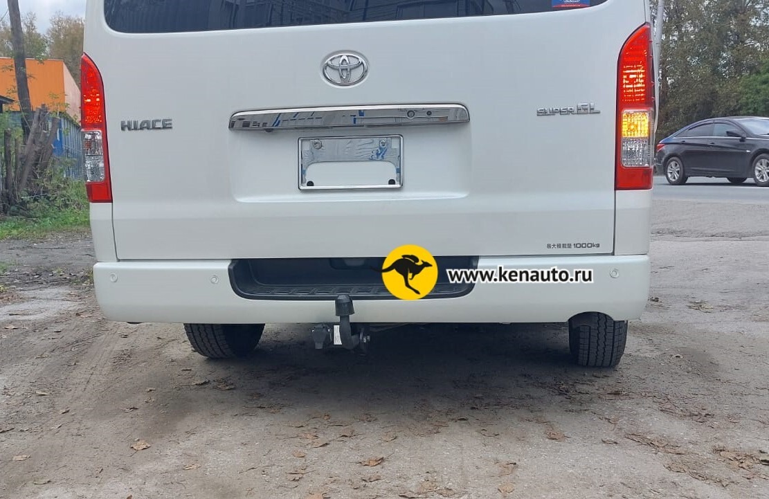 Фаркоп Halty для Toyota Hiace H200 (Mk.V) 2004-2017 / Toyota Regius Ace (широкий кузов левый и правый руль) 2005-2020 Шар А фото 6