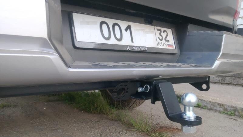 Фаркоп Бизон для Mitsubishi L200 (Mk.VI) 2023- шар Е фото 4
