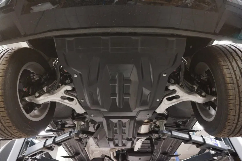 Защита композитная АВС-Дизайн для картера и КПП Audi Q7 I 2009-2014