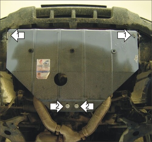 Защита Мотодор для радиатора и картера Subaru Forester I 1997-2002