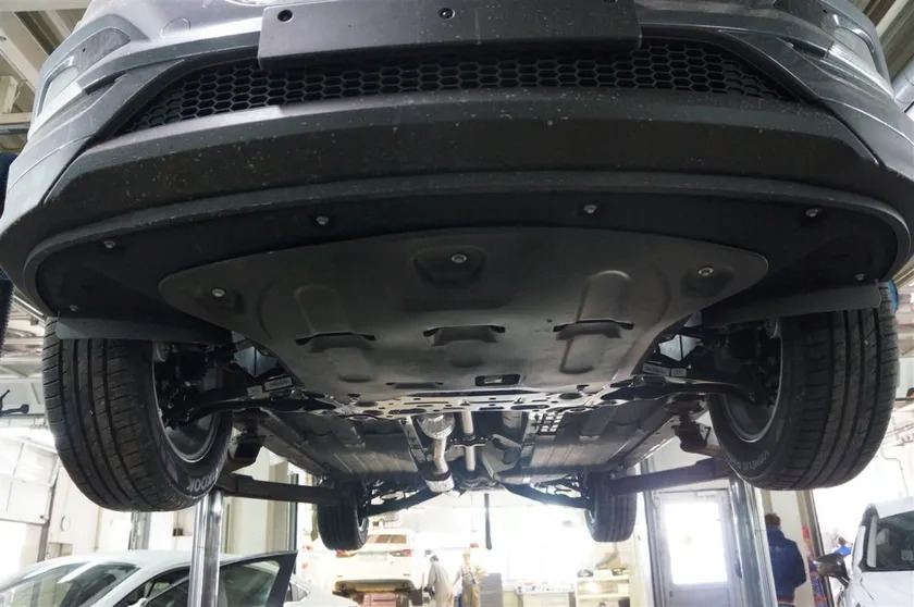 Защита композитная АВС-Дизайн для картера и КПП Hyundai Tucson III 2015-2021 фото 2