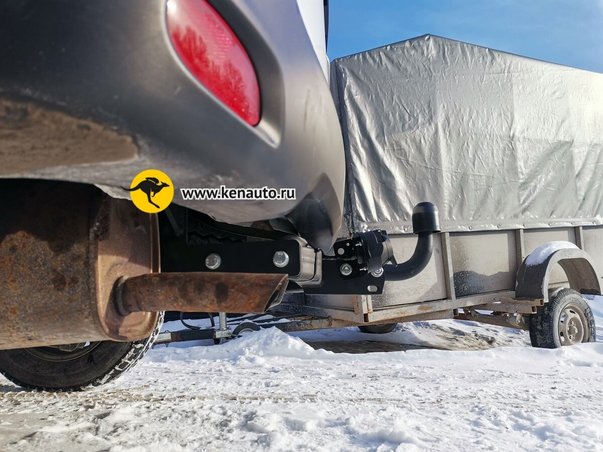 Фаркоп Halty для Nissan AD Y12 2006-/ Nissan NV150 2006-2021/ Nissan Wingroad 2005-2018/ Mazda Familia Van Y12 2007-2018/ Mitsubishi Lancer Cargo 2008-2019 шар А фото 6