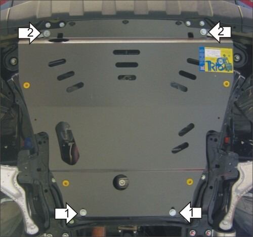 Защита Мотодор для двигателя, КПП Acura MDX II 2006-2011