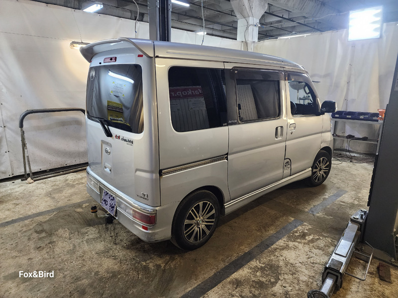 Фаркоп Motodor для Daihatsu Atrai Wagon S300 (Mk.V) 2007-2022/ Daihatsu Hijet S300 (Mk.X) 2007-2022 шар А фото 2